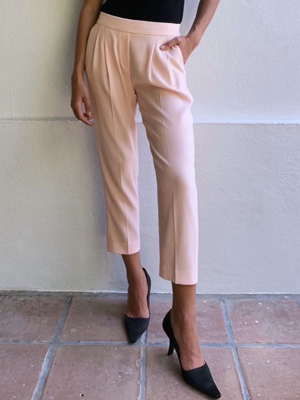 Babaton Cohen Pant Pink Size 6 Aritzia